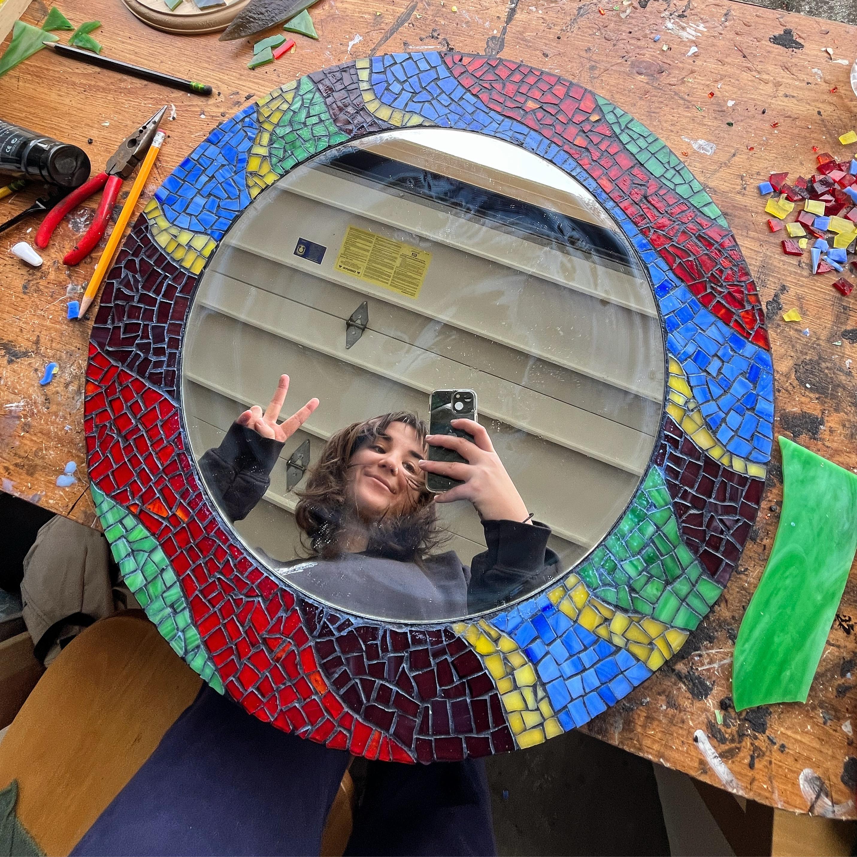 Elena Dubocanin at her bench