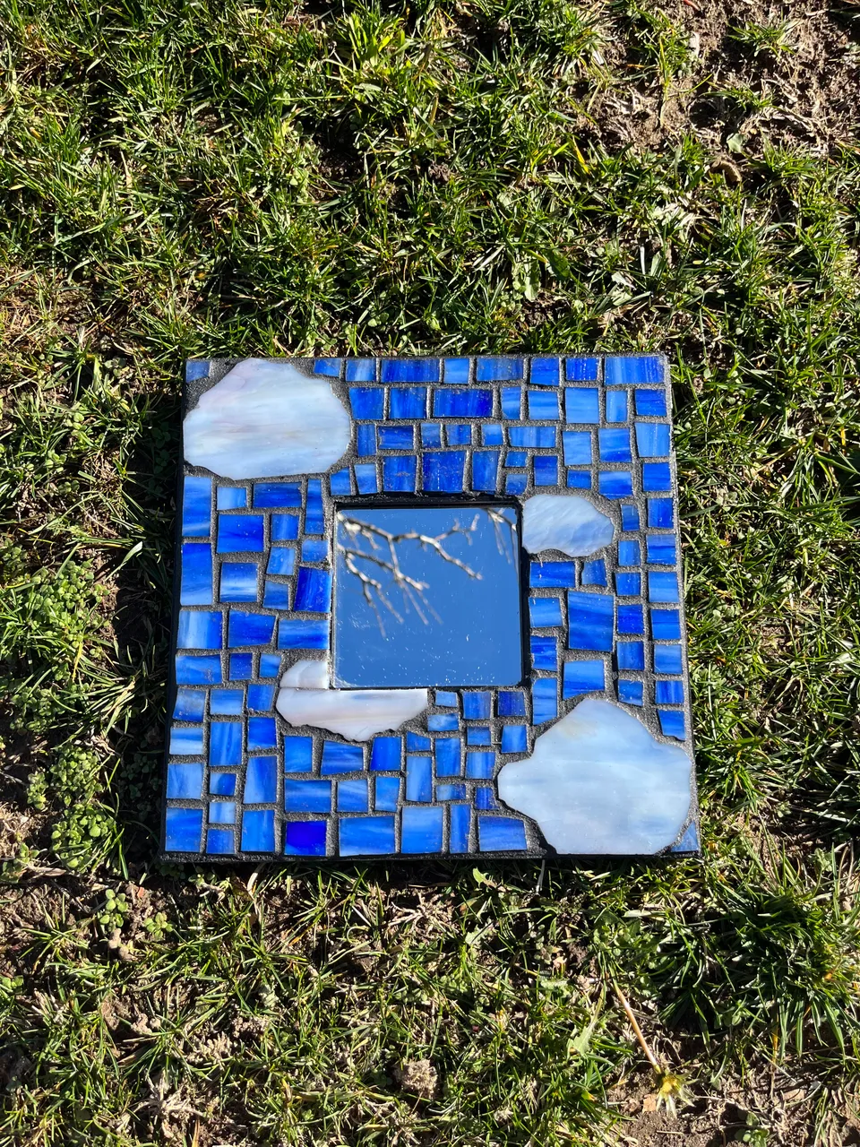 Blue Wave Mirror